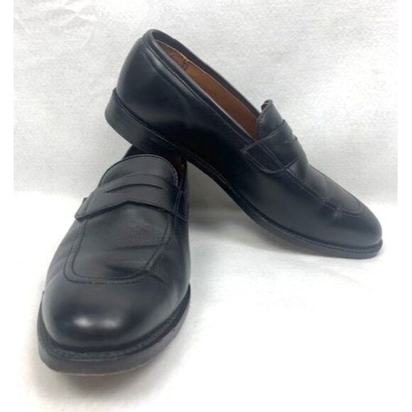 Allen Edmonds Men's Lake Forest Black Leather Penny Loafers Dress Shoes Size 11 - Picture 3 of 10